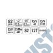 YATO Dugókulcs készlet 82 részes 1/2 col: 14-24 mm, 1/4 col: 4-14 mm CrV - YT-12691