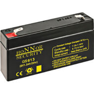 HONNOR 6V 1,3Ah zselés ólom akkumulátor 117951
