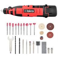 ISKRA  AKKUS MINI KÖSZÖRŰ ÉS FÚRÓGÉP KÉSZLET  ML-MD01-120