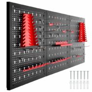 Fém fali szerszámtartó panel kampókkal és tárolókkal HOP1001503