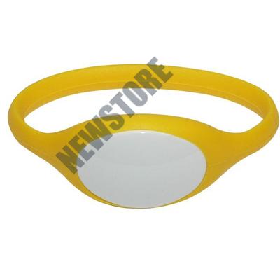 SOYAL AM Wristband No.5 13.56 MHz sárga Proximity szilikon karkötő
