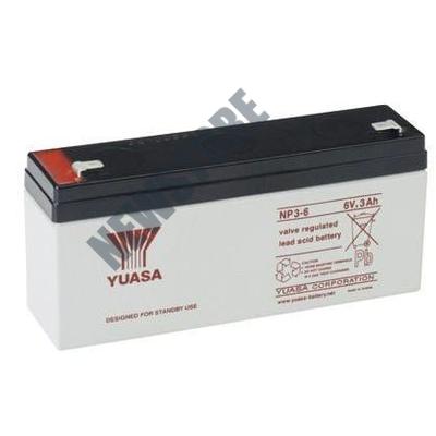 YUASA 6V 3Ah Zselés ólom akkumulátor 113654