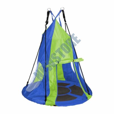 Fészekhinta 110cm sátorral kék HOP1001106-1